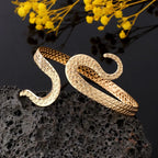 Women's Arm Bracelet Snake Tail - Arm Chain Ornament and Gold Biceps Jewelry