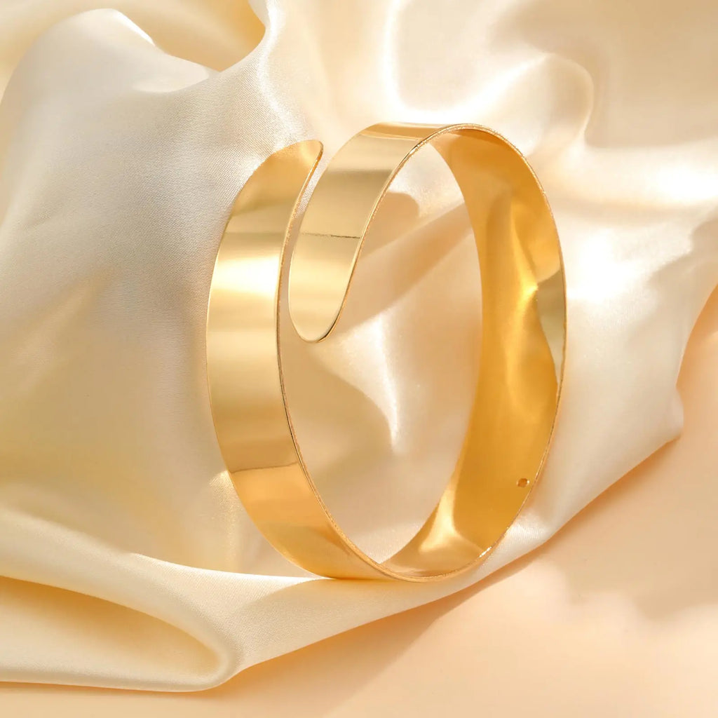 Gold arm bracelet for women - gold bicep chain