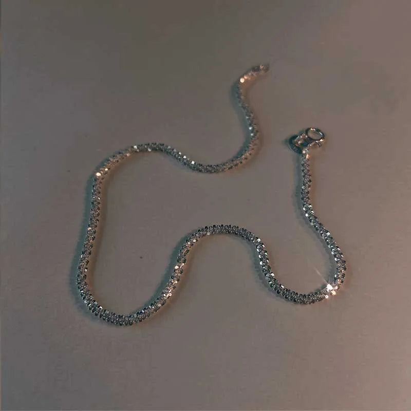 Chic Silver Ankle Bracelet