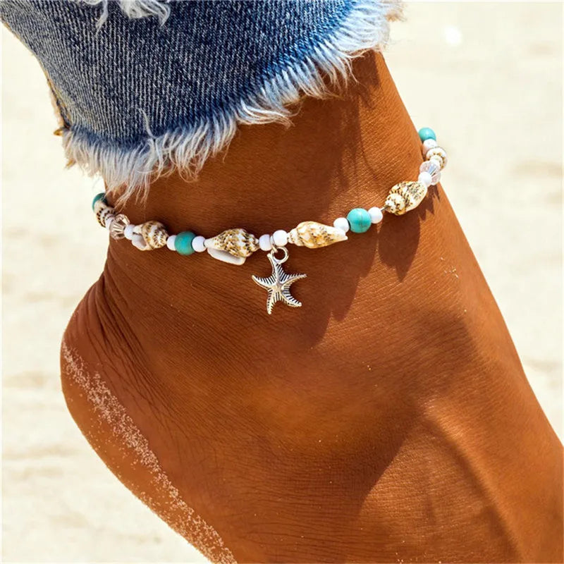 Starfish Anklet for Women