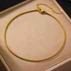 Thin Gold Ankle Bracelet