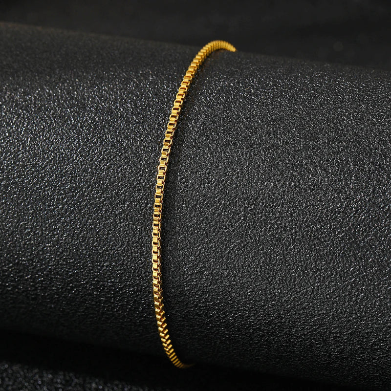 Thin Gold Ankle Bracelet
