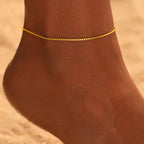 Thin Gold Ankle Bracelet