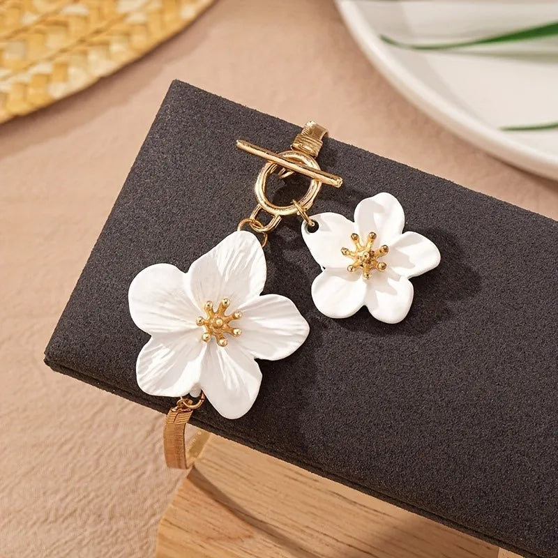 Women's Flower Ankle Bracelet
