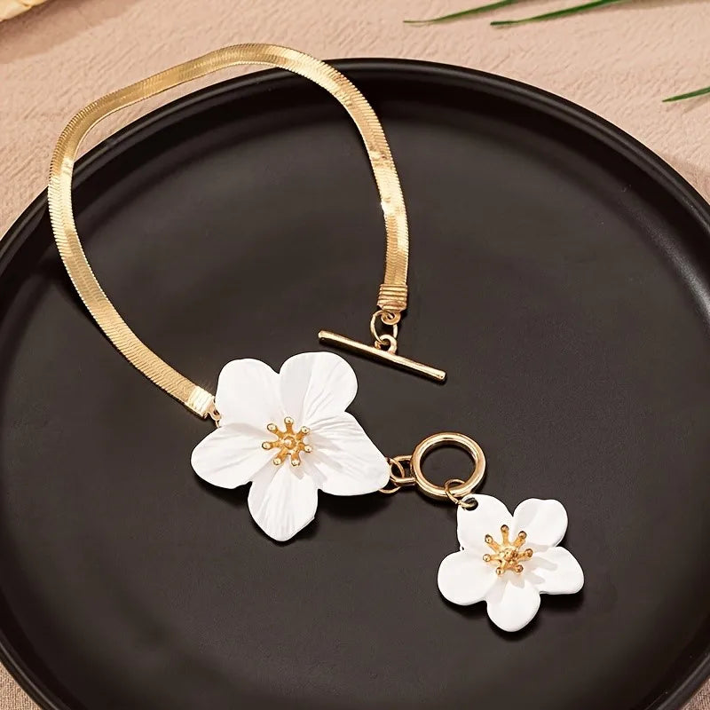 Women's Flower Ankle Bracelet
