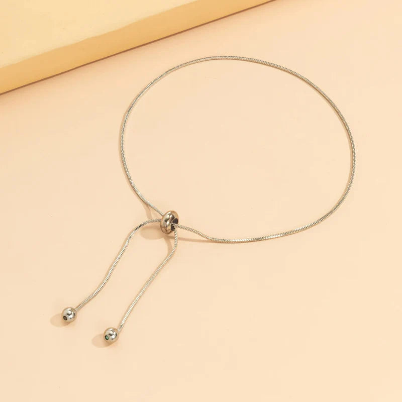 Silver Knot Ankle Bracelet