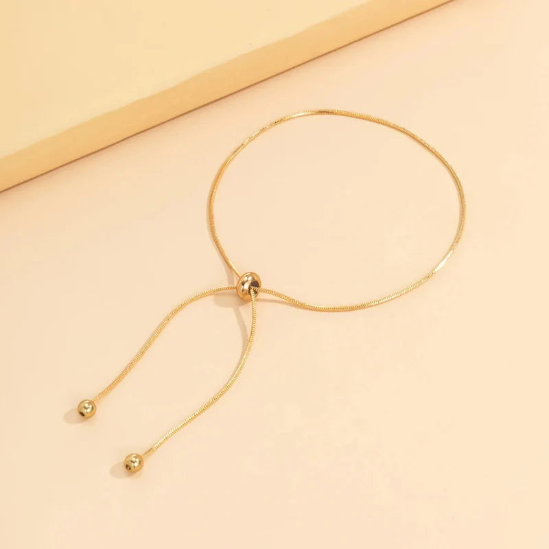 Gold Knot Ankle Bracelet