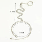 Snake Hand Bracelet Women's Jewelry Silver Hand & Finger Chain
