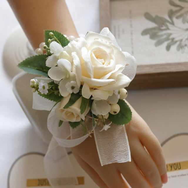 Wedding Flower Bracelet for Women