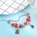 Silver Christmas Tree Bracelet