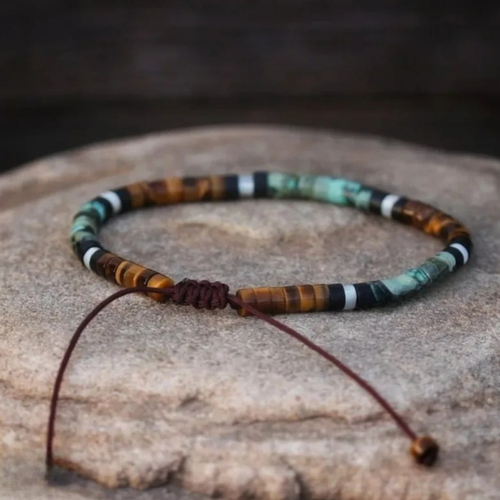 Protection Bracelet in Natural Tiger Eye Stones