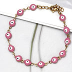 Protection Bracelet Against the Evil Eye for Men or Women Pink