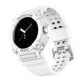 Solid Protective Strap Smartwatch Google Pixel Watch 1 & 2 white