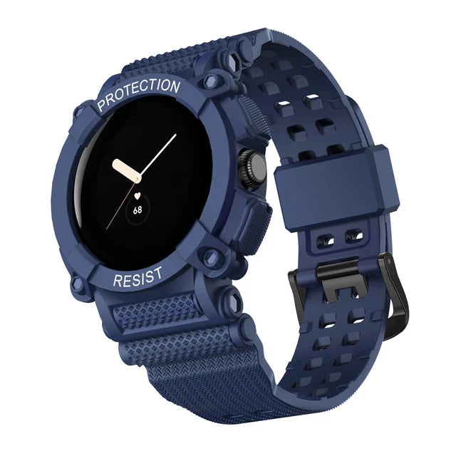 Solid Protective Strap Smartwatch Google Pixel Watch 1 & 2 blue