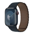 Magnetic replacement band for Apple Watch green brown