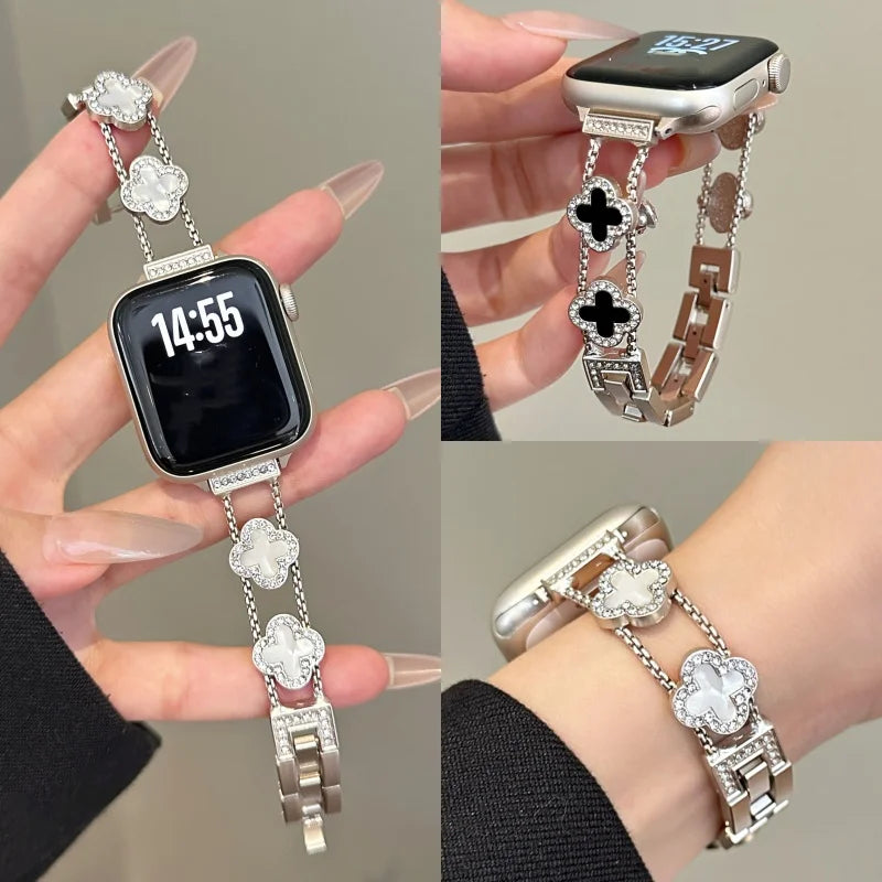 Replacement band for Apple Watch - clover design