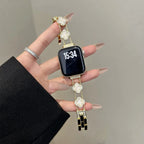 Replacement band for Apple Watch - clover design gold