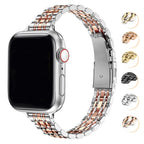 Replacement Apple Watch band in stainless steel