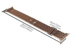 Stainless steel replacement Apple Watch band - women's