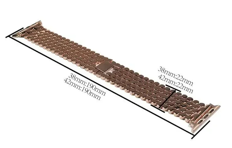 Stainless steel replacement Apple Watch band - women's