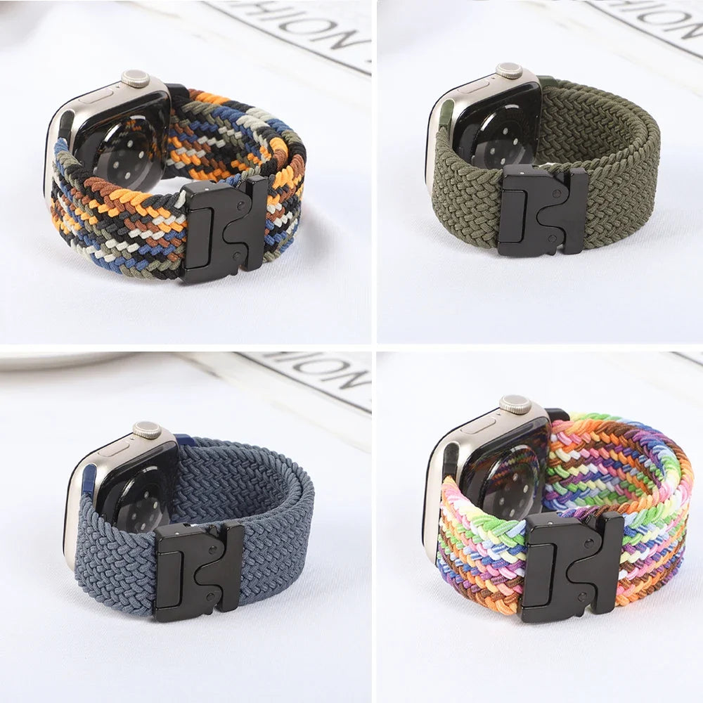 Apple Watch replacement band in paracord