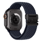 Apple Watch replacement band in navy paracord