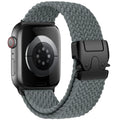 Apple Watch replacement band in gray paracord