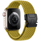 Apple Watch replacement band in yellow paracord