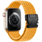 Apple Watch replacement band in yellow paracord