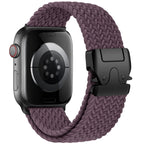 Apple Watch replacement band in purple paracord