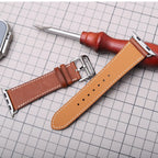 Leather replacement band for Apple Watch for women and men