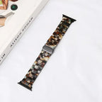 Replacement Apple Watch band in black resin