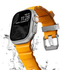 Thick silicone replacement band for Apple Watch