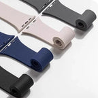 Magnetic silicone replacement band for Apple Watch