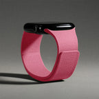 Magnetic silicone replacement band for Apple Watch in pink