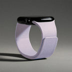 Magnetic silicone replacement band for Apple Watch in purple