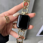 Gold replacement band for Apple Watch for women