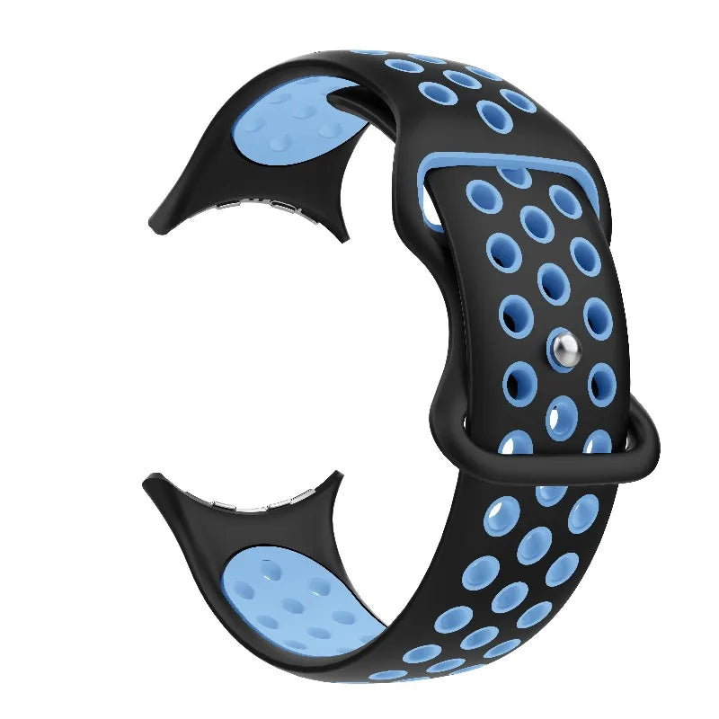 Replacement band for Google Pixel Watch 1, 2, 3, 4 41mm 45mm black and blue