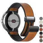 Replacement band for Google Pixel Watch 1, 2, 3, 4, 41 mm, 45 mm, brown leather 