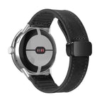 Replacement band for Google Pixel Watch in black leather