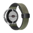 Replacement band for Google Pixel Watch 1, 2, 3, 4, 41 mm, 45 mm, green leather