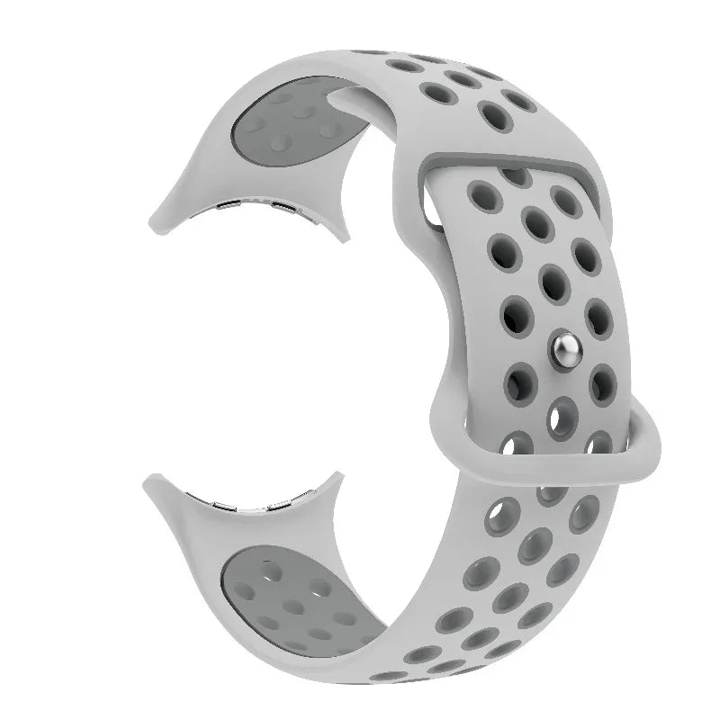Replacement band for Google Pixel Watch 1, 2, 3, 4 41mm 45mm white and gray