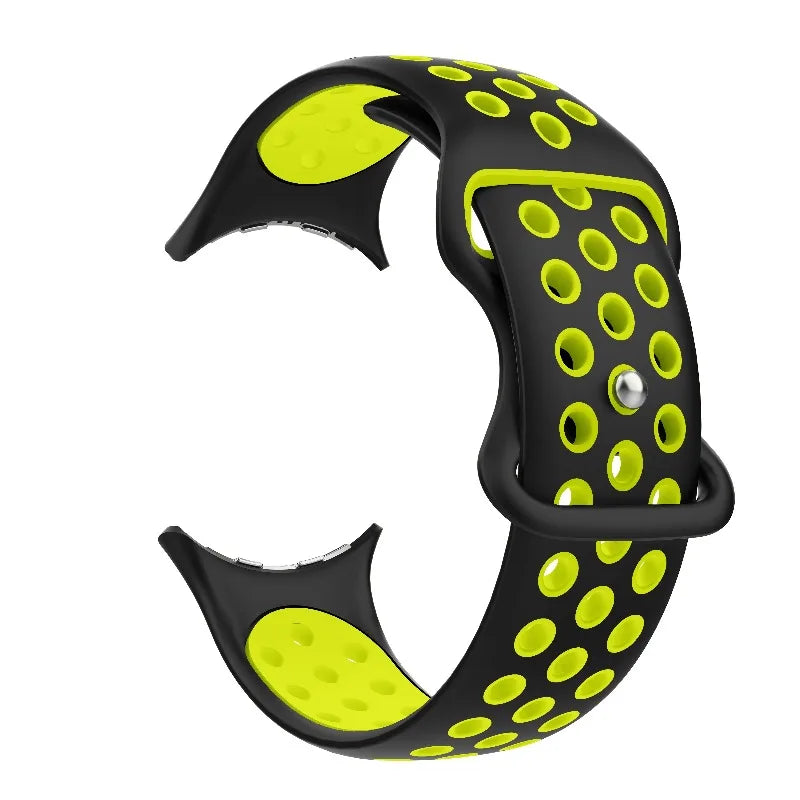 Replacement band for Google Pixel Watch 1, 2, 3, 4 41mm 45mm black and green