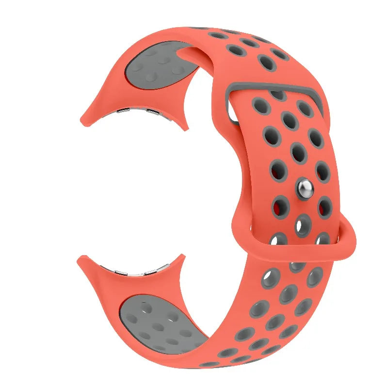 Replacement band for Google Pixel Watch 1, 2, 3, 4 41mm 45mm red and black
