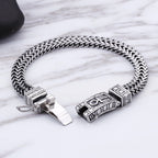 Silver Egyptian bracelet