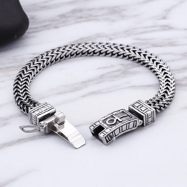 Silver Egyptian bracelet