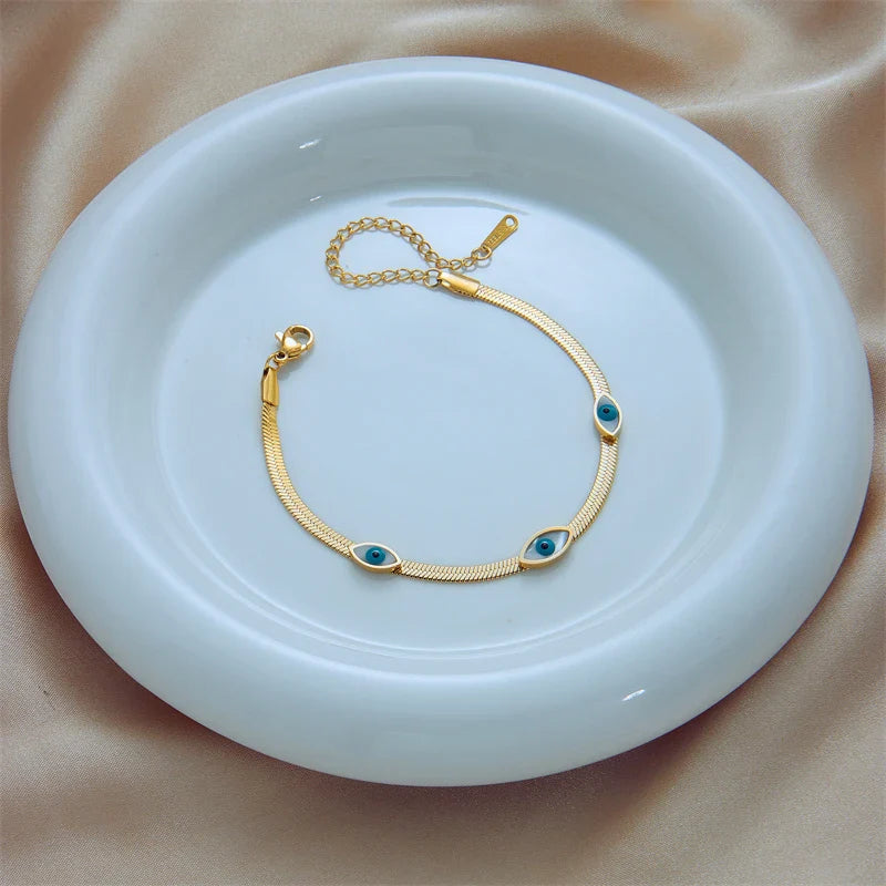 Elegant Bracelet Against the Evil Eye for Women
