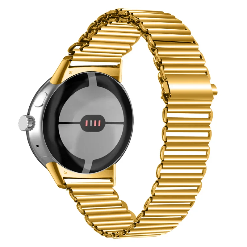 Tempered Steel Bracelet Smartwatch Google Pixel Watch 1 & 2 gold