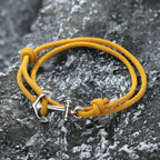 Anchor rope bracelet