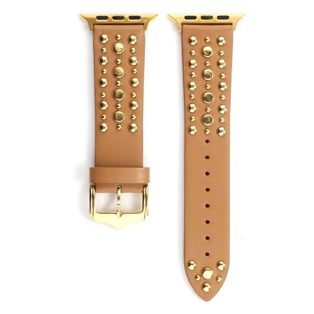 Rivet Leather Band for Apple Watch